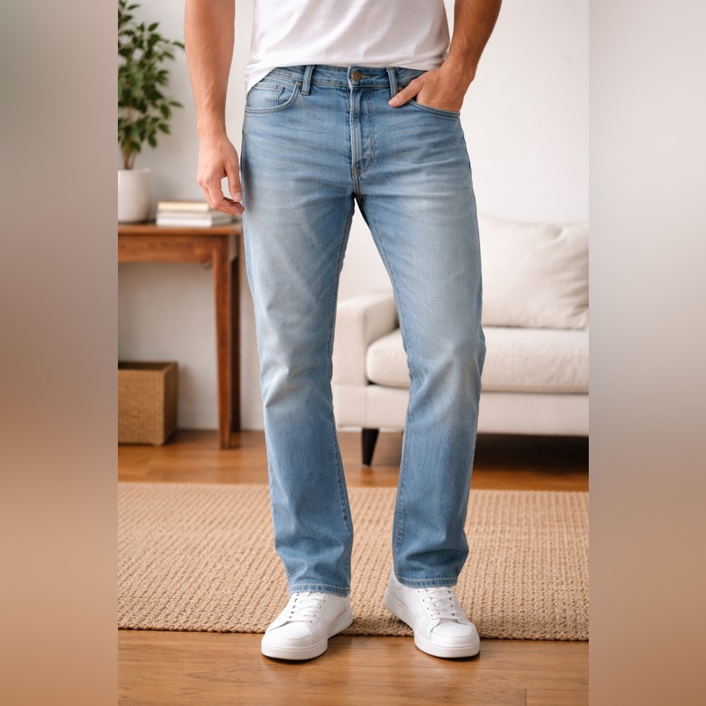 NEW Lucky Brand Men's Classic Blue Straight Jeans